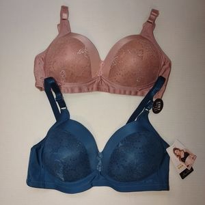 42D Full Coverage Lace Wireless Bras Prima Valentina